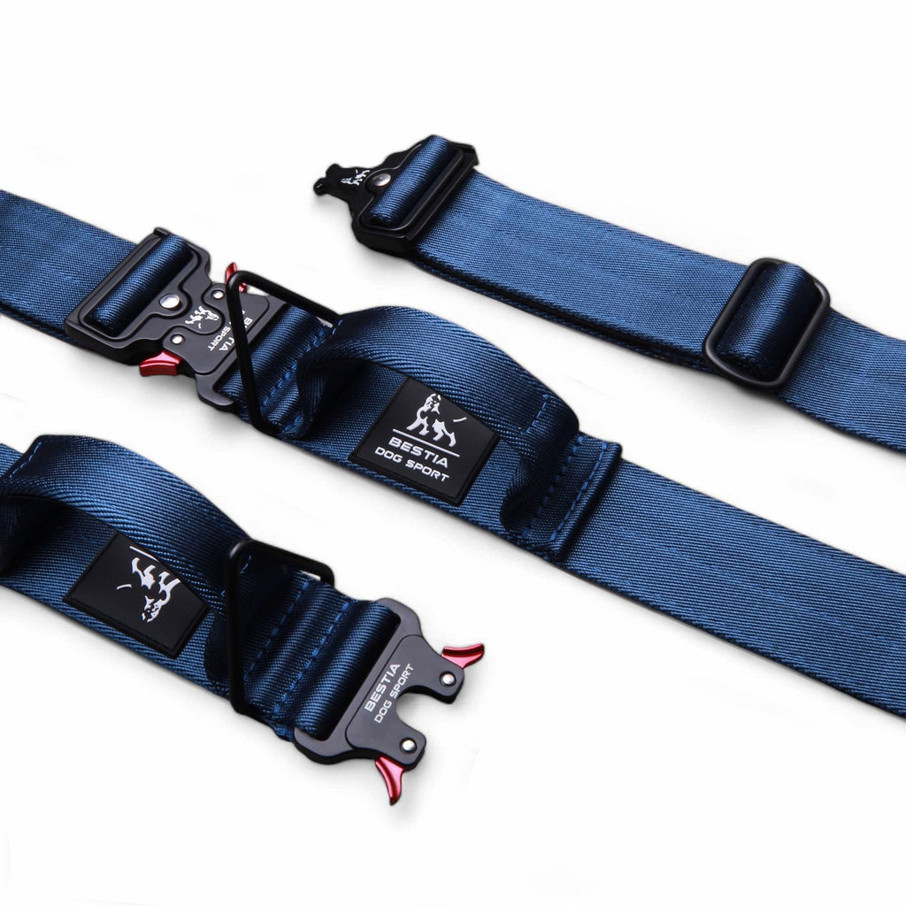 Verstellbares Halsband de nylon negro fuer Hunde - Bild 4