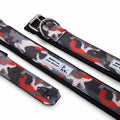 Verstellbares Halsband impermeable de acero rojo fuer Hunde - Bild 1