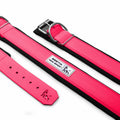 Verstellbares Halsband impermeable de acero rosa fuer Hunde - Bild 1