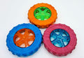 Juguete interactivo de plastico rosa para perros - imagen 1