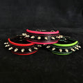 Collar BESTIA de cuero hecho a mano con pinchos para perros