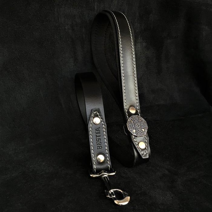 Correa Maximus plateado para perros