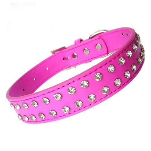2-Row Collar Lead Set - Hot Pink for dogs - image 2