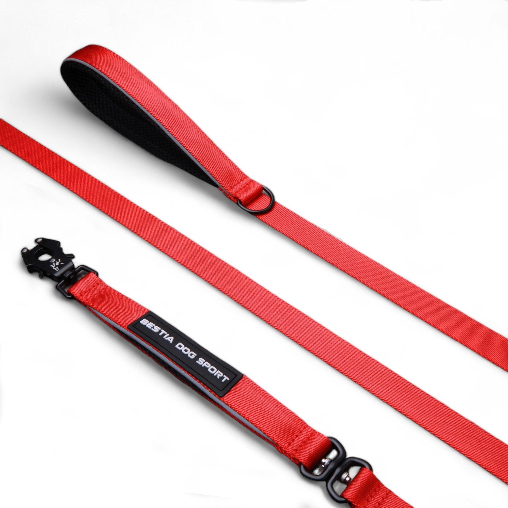 Collar ajustable suave de nylon negro para perros - imagen 3