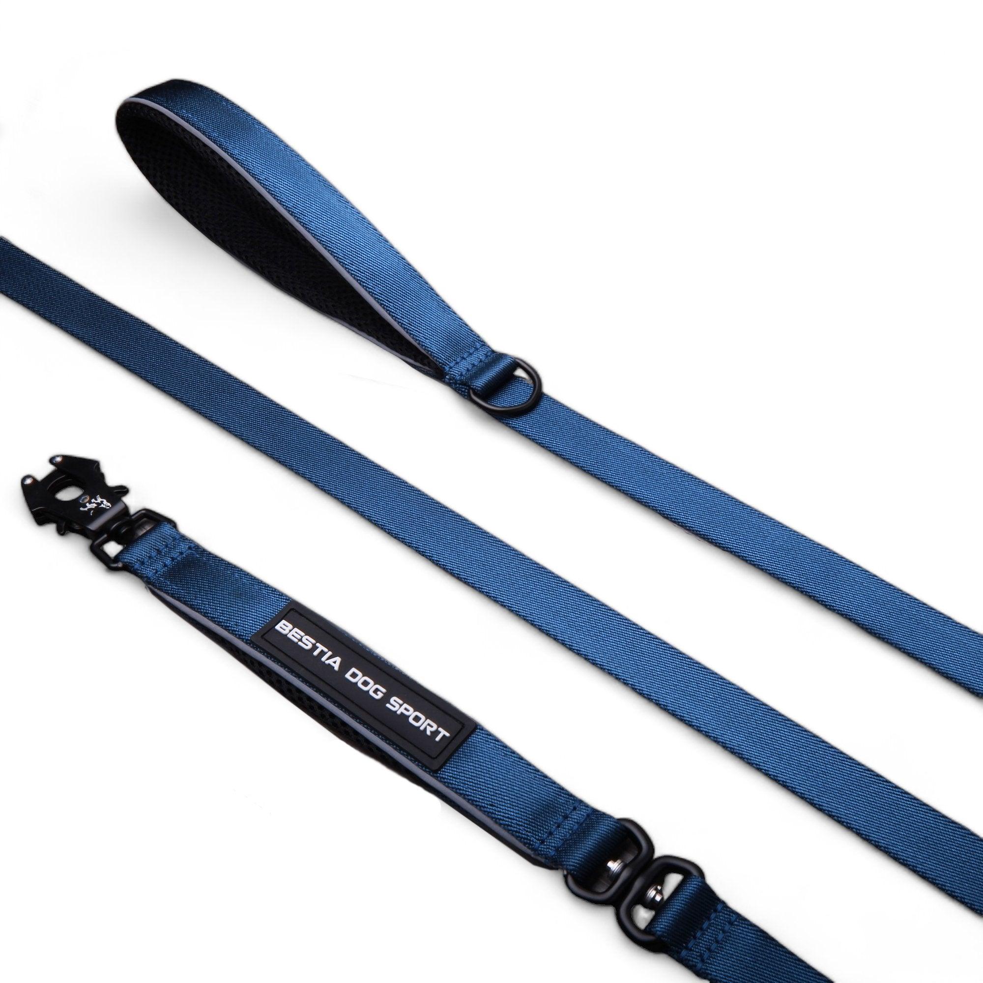 Collar ajustable suave de nylon negro para perros - imagen 4
