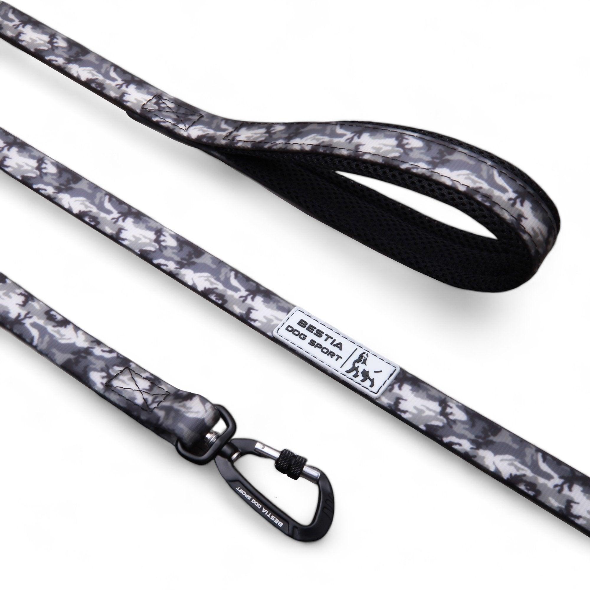 Collar ajustable impermeable gris para perros - imagen 1