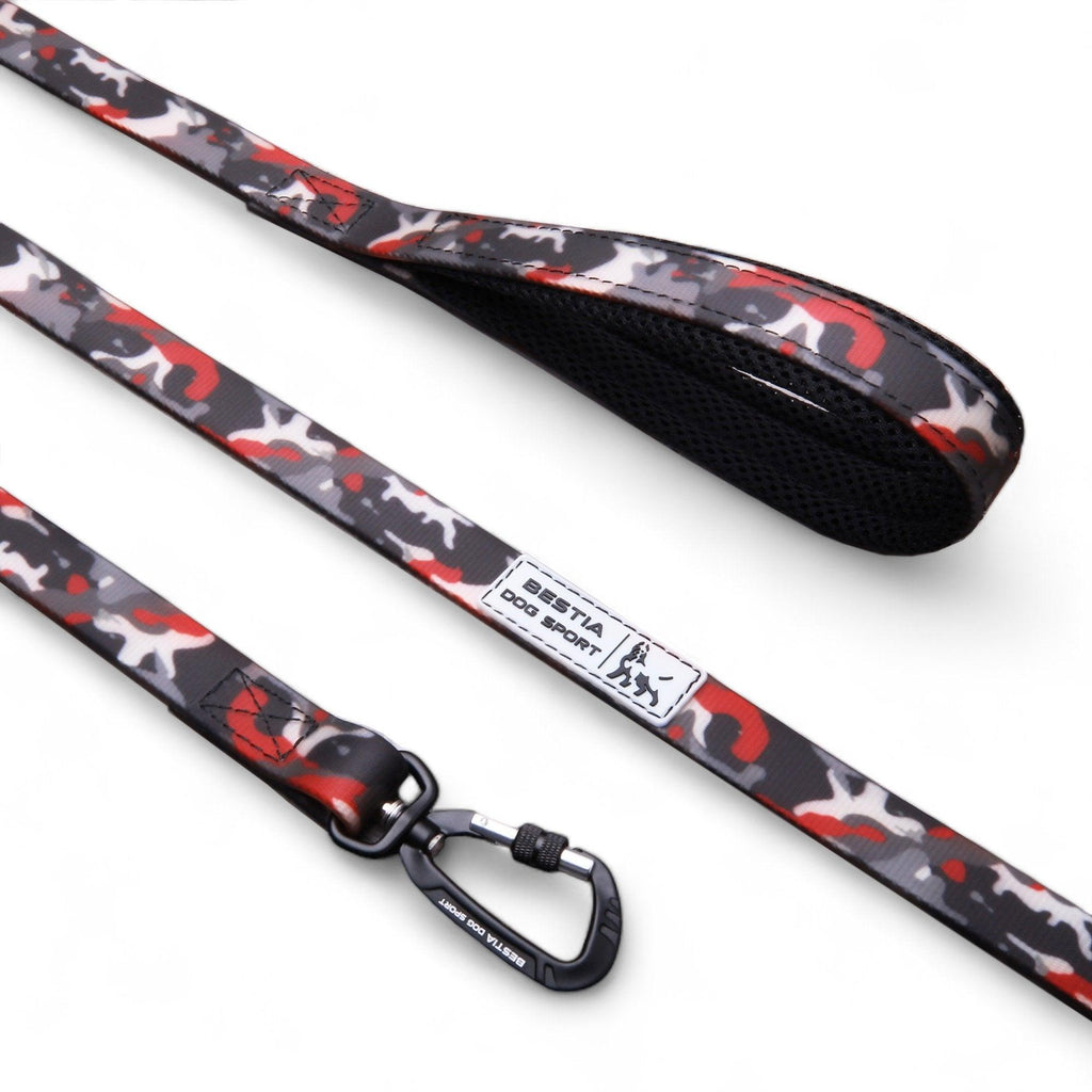 Verstellbares Halsband impermeable rojo fuer Hunde - Bild 1