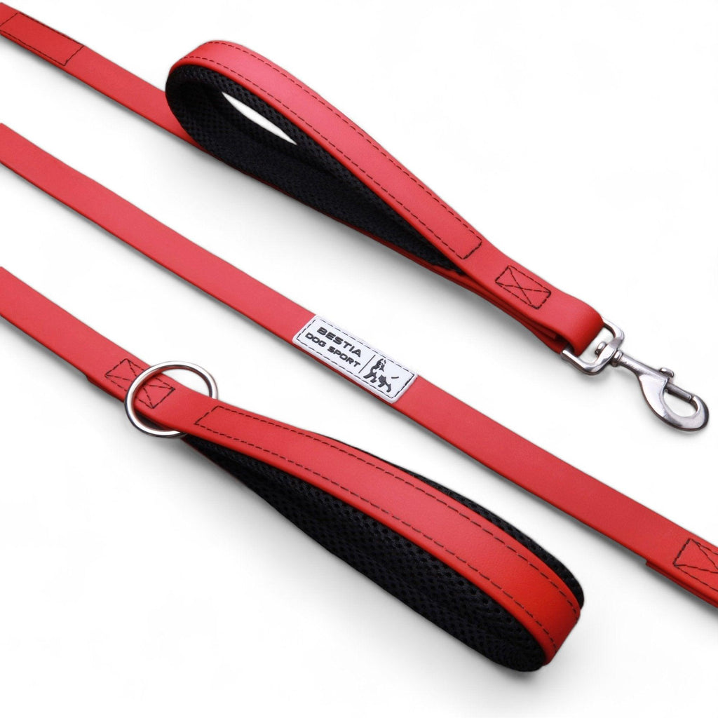 Collier reglable impermeable rojo pour chiens - image 1