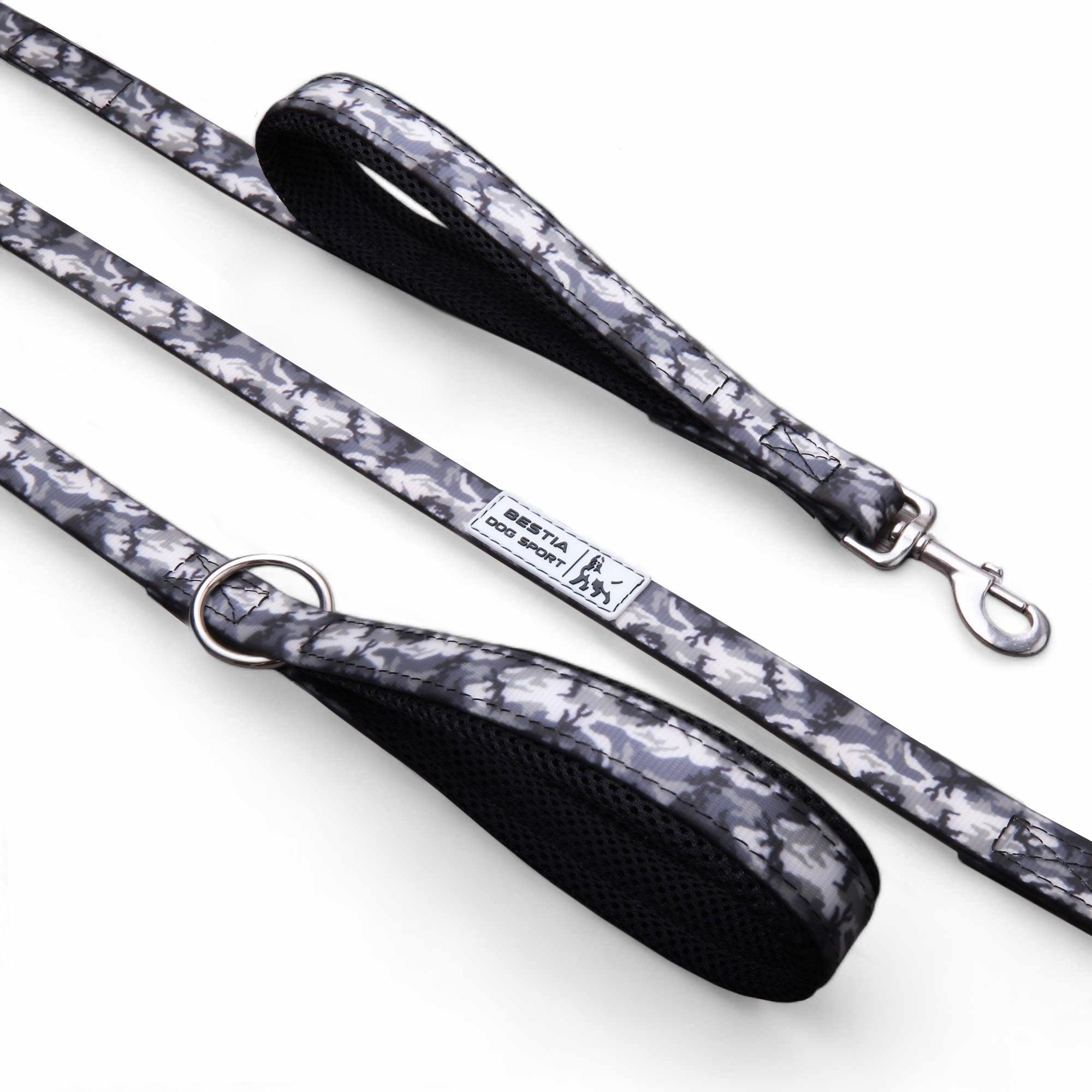 Verstellbares Halsband impermeable gris fuer Hunde - Bild 1