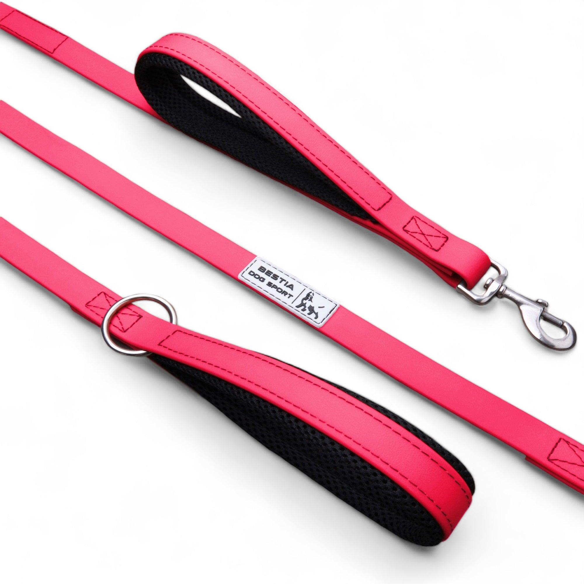 Verstellbares Halsband impermeable rosa fuer Hunde - Bild 1