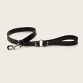 Black apple leather lead pour chiens - image 1
