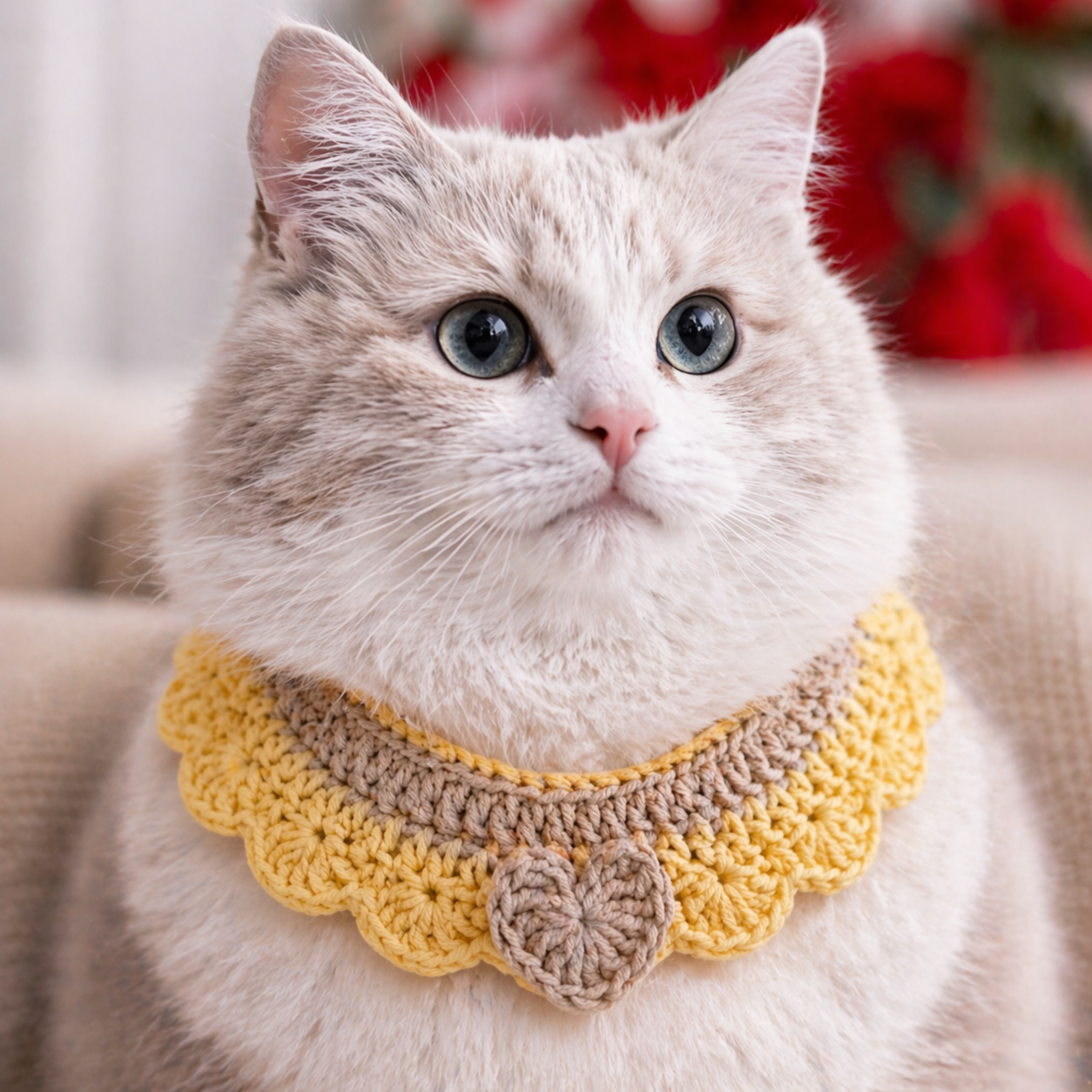 Collar tejido verstellbar fuer Katzen y perros pequenos - Bild 7