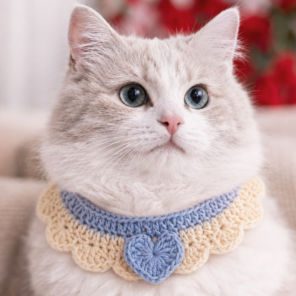 Collar tejido verstellbar fuer Katzen y perros pequenos - Bild 9