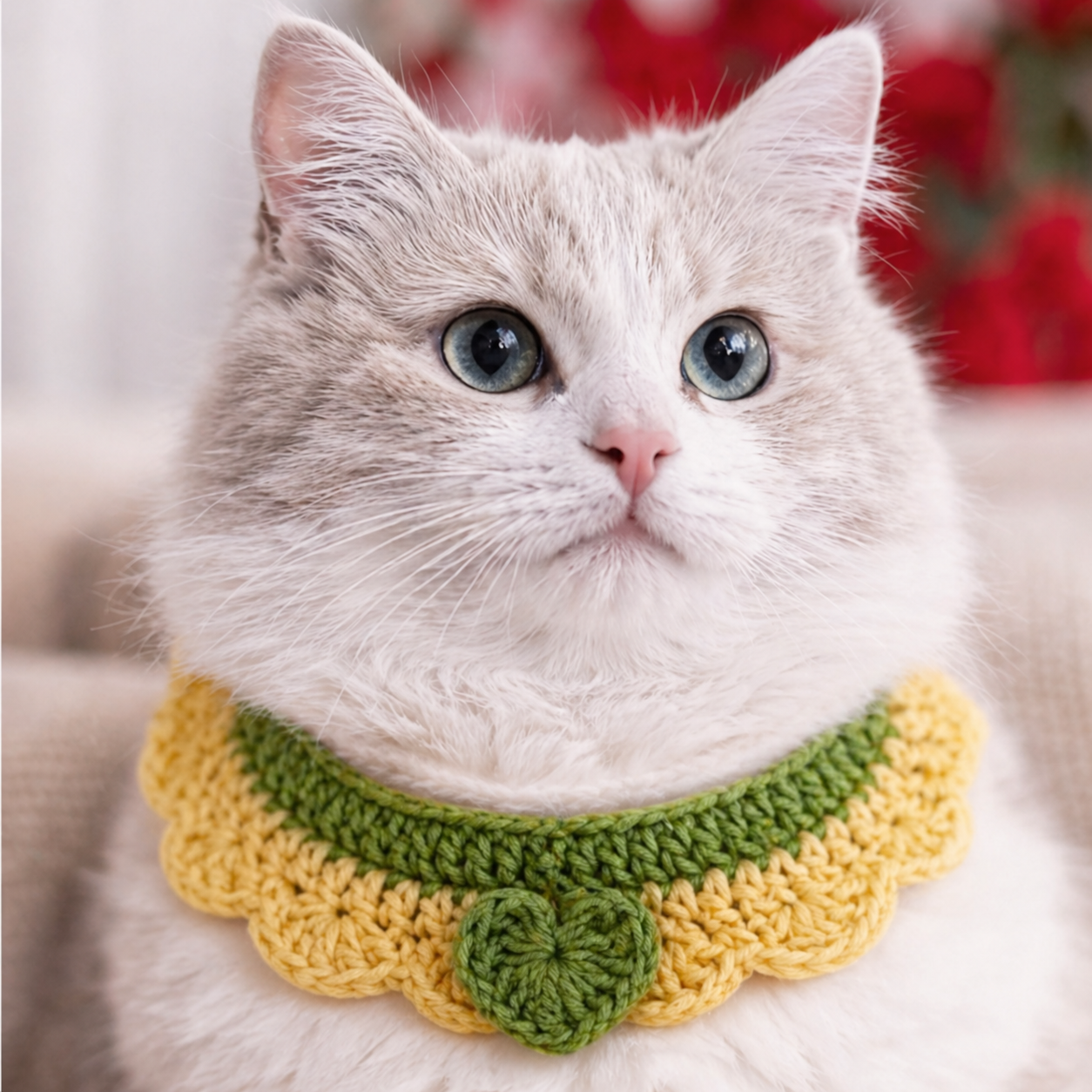 Collar tejido verstellbar fuer Katzen y perros pequenos - Bild 8