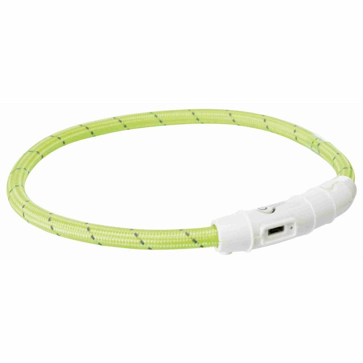 LED Collare for animali Trixie Flash USB verde