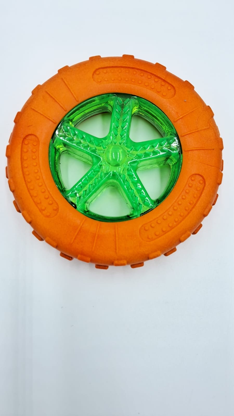 Juguete interactivo de plastico rosa para perros - imagen 2