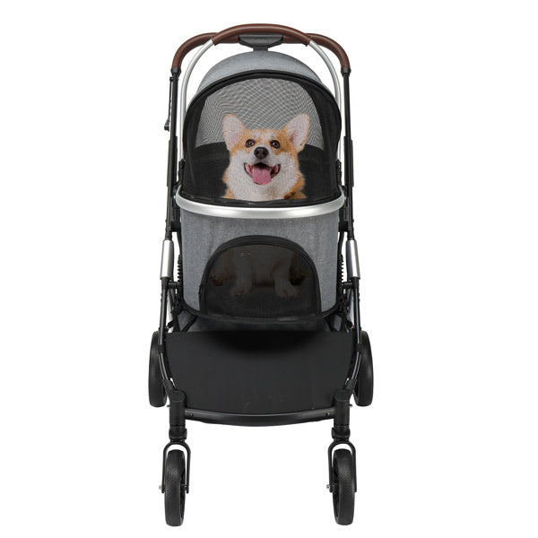 3 in 1 animale Stroller. Designed for convenience, safety, and style, it's the perfect gift for your beloved furry companions