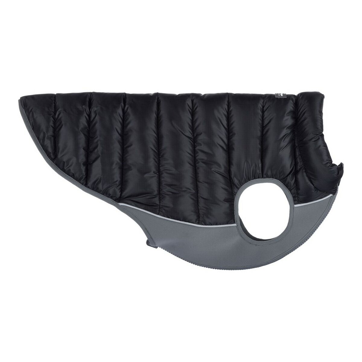 Abrigo Red Dingo Puffer negro/gris para perro 25 cm