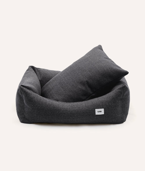 Cama Perro Antracita Negro Premium, Snozy-0