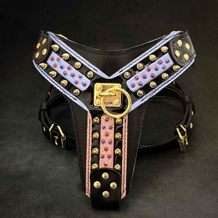 Arnés Candy negro para perros
