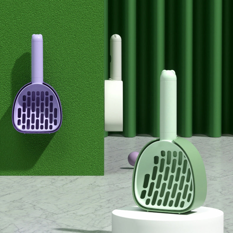 Cat Litter Scoop Plastic Cats Poop Scoop-4