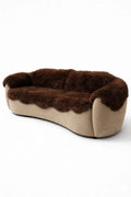 Pet bed impermeable soft de poliester marron for dogs and cats - image 1