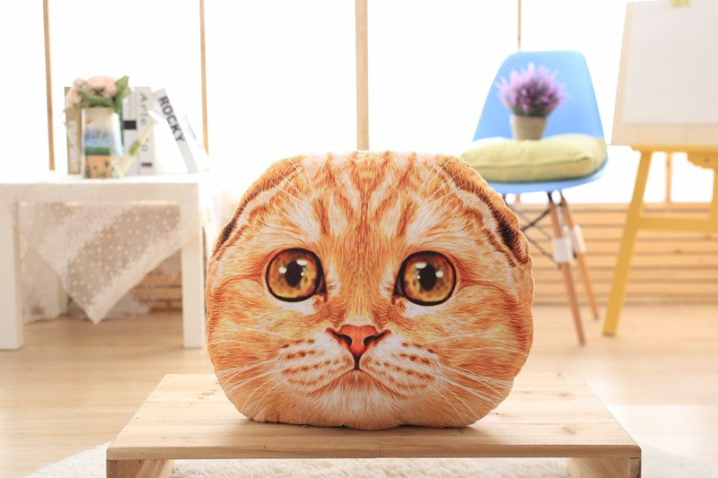 Cuddly Cat-Shaped Car Cushion and Nap Pillow pour chats - image 4