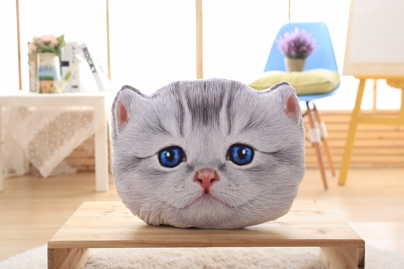 Cuddly Cat-Shaped Car Cushion and Nap Pillow pour chats - image 5