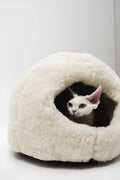 Cama de descanso suave de metal blanco para perros y gatos - imagen 1