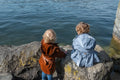 Kid's Trench Coat - Blue - Cotton