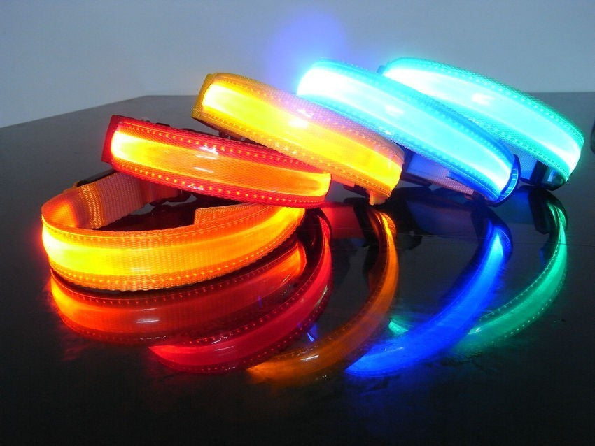 LED kutya nyakörv világító kutyanyakörv-4