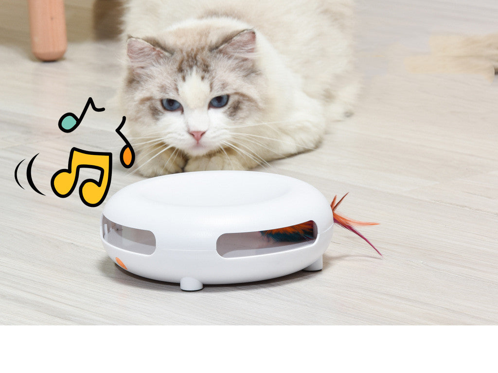 Entertaining Feline Feeding Station