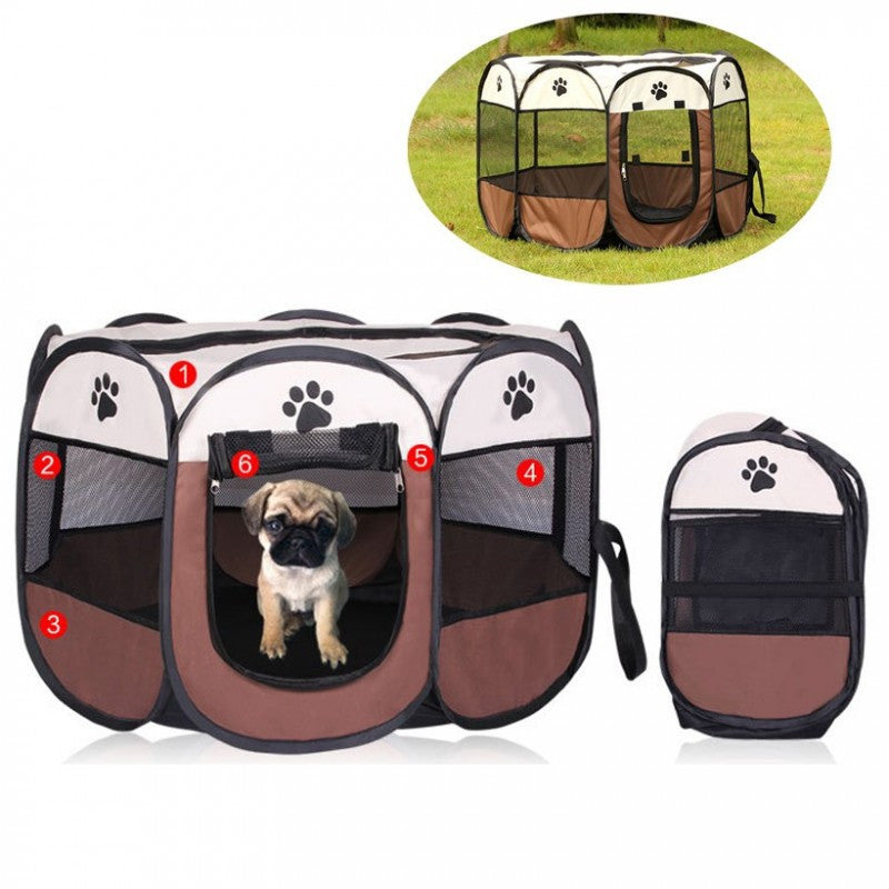 Szobakennel, hordozható kutya kennel, mobil kennel-2