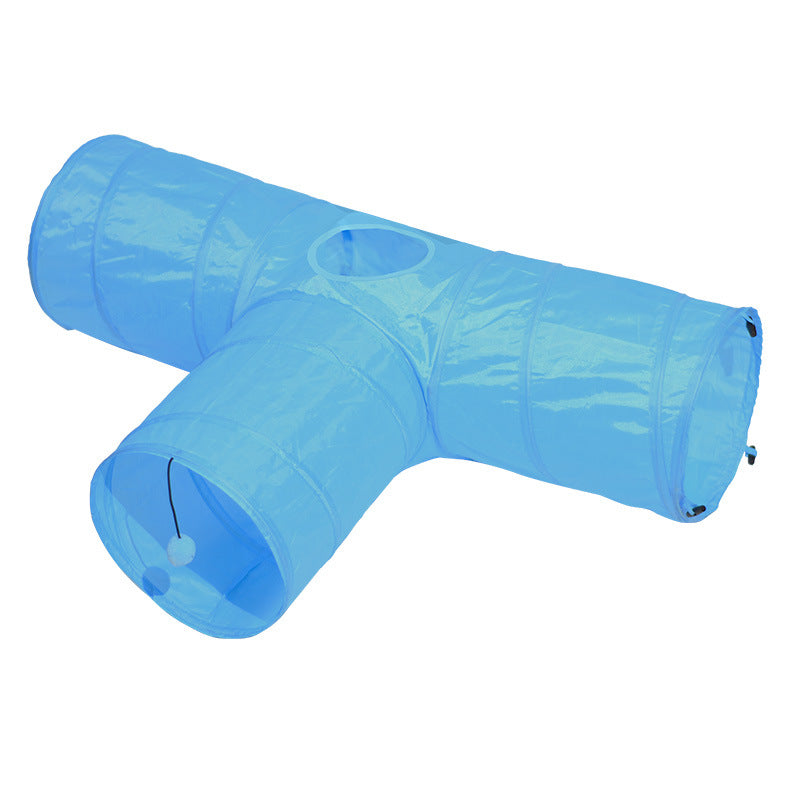Foldable Cat Tunnel for Entertaining Felines para gatos - imagen 2