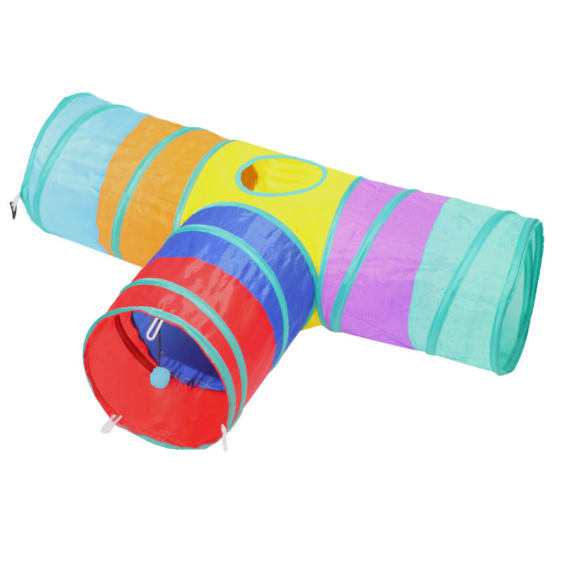 Foldable Cat Tunnel for Entertaining Felines para gatos - imagen 5