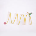 Foldable Cat Tunnel with Mouse Shape Balls and Feather Stick
