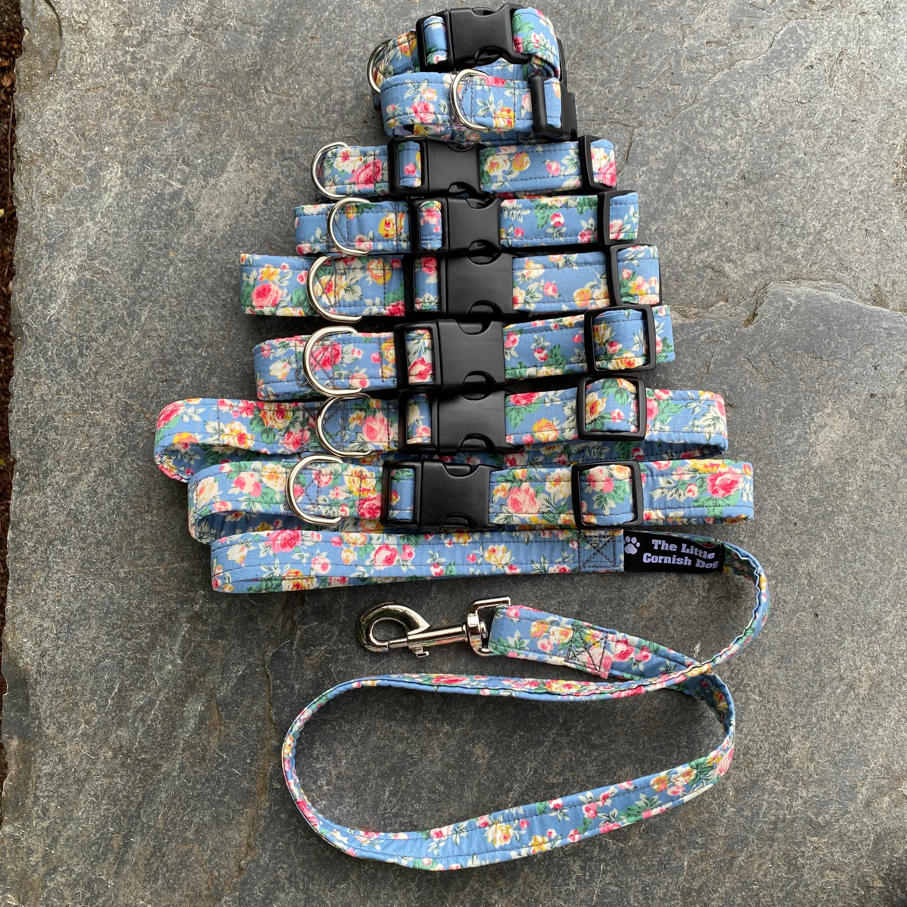 Colección de rosa floral azul