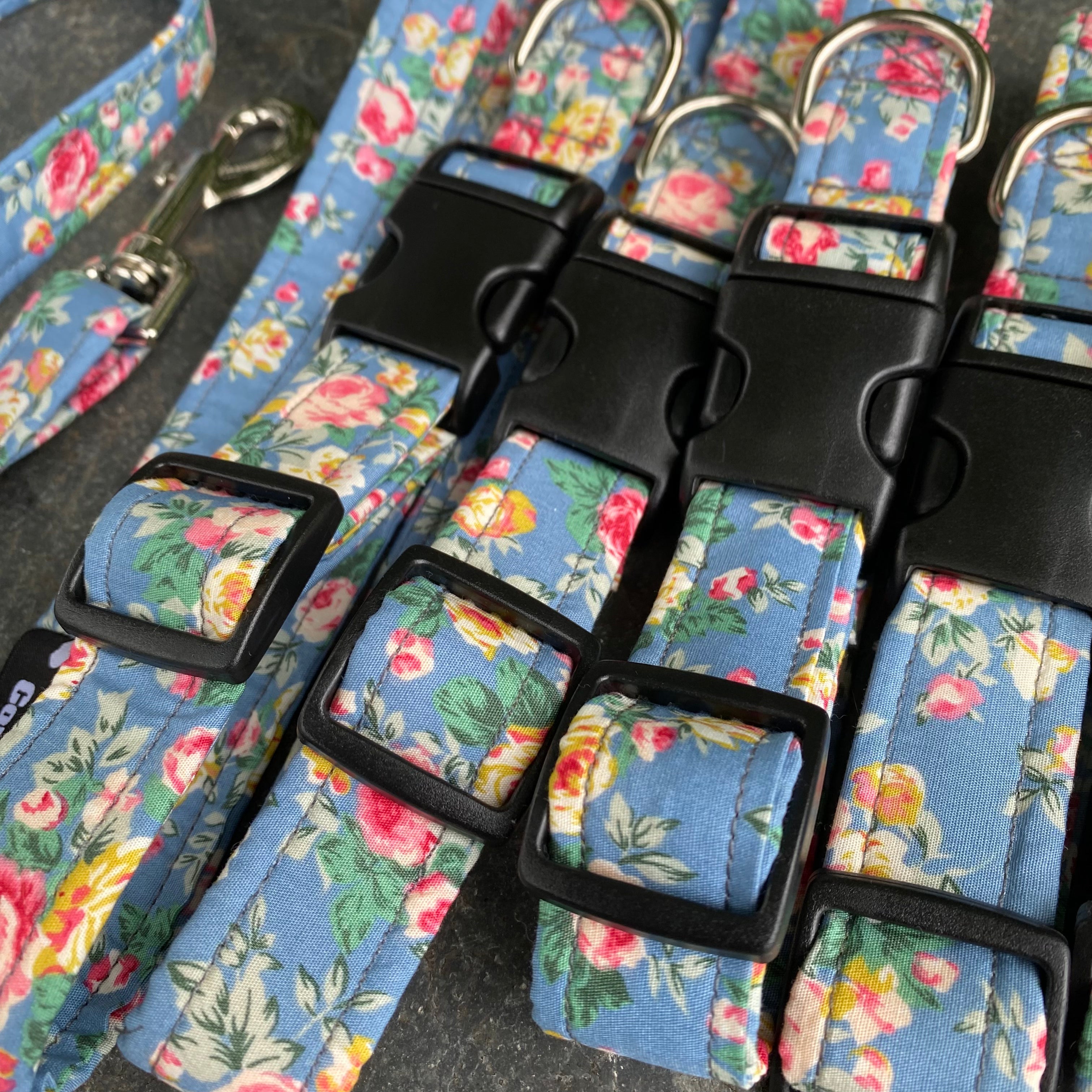 Colección de rosa floral azul