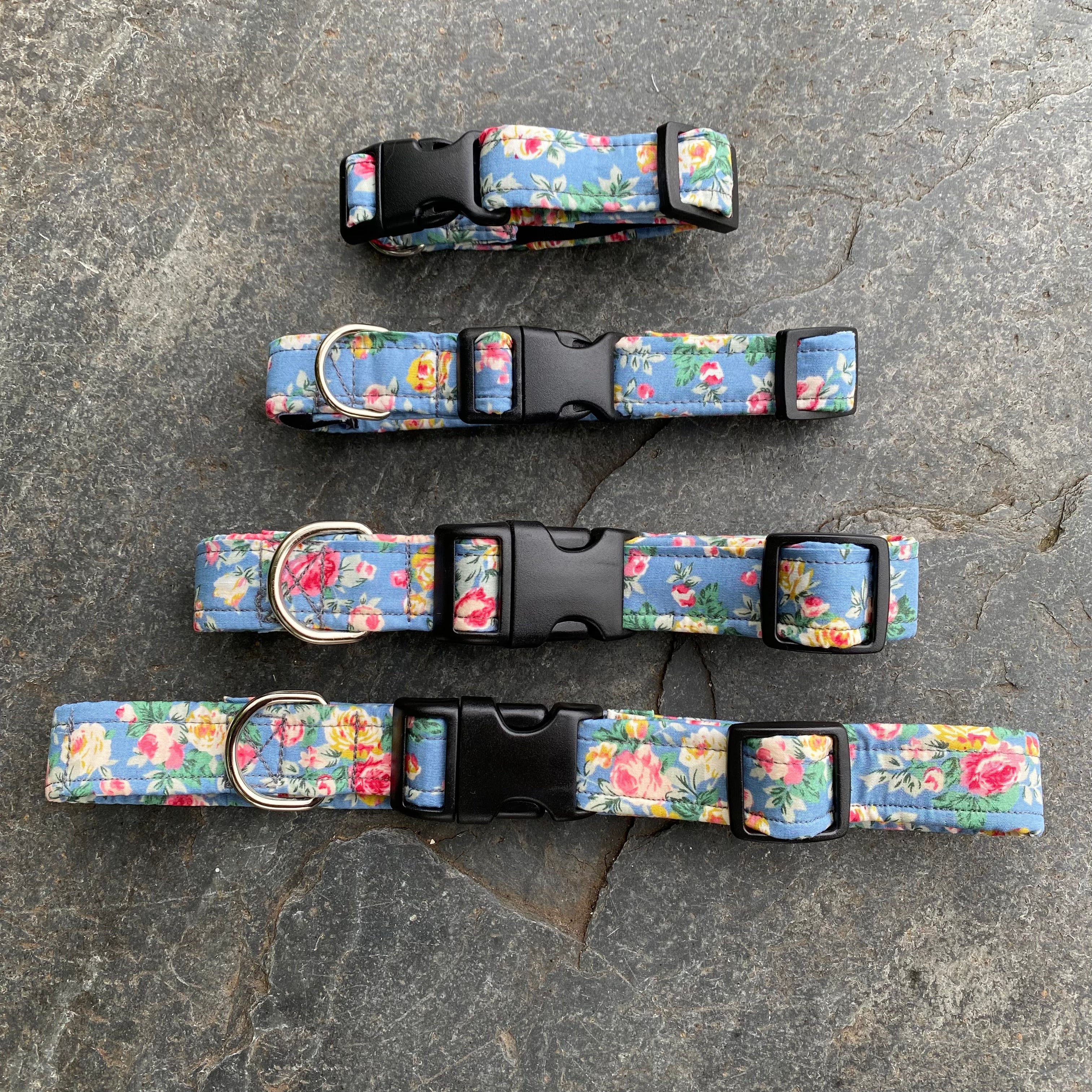 Colección de rosa floral azul