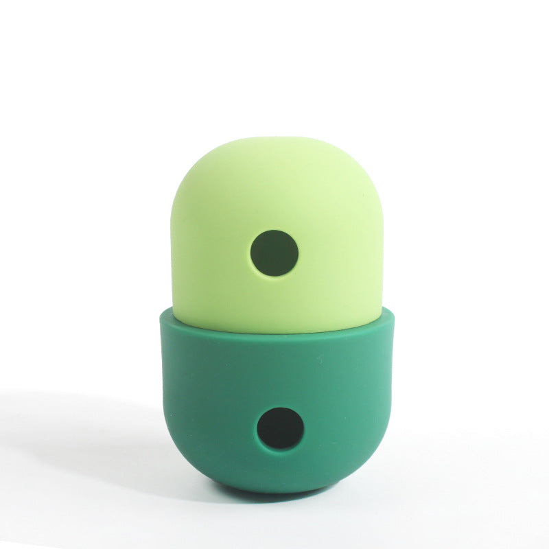 Jouet interactif de silicona Yellow with blue pour chiens et chats - image 7