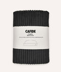 Funda de Cama Pana Negro, Cuadra-0
