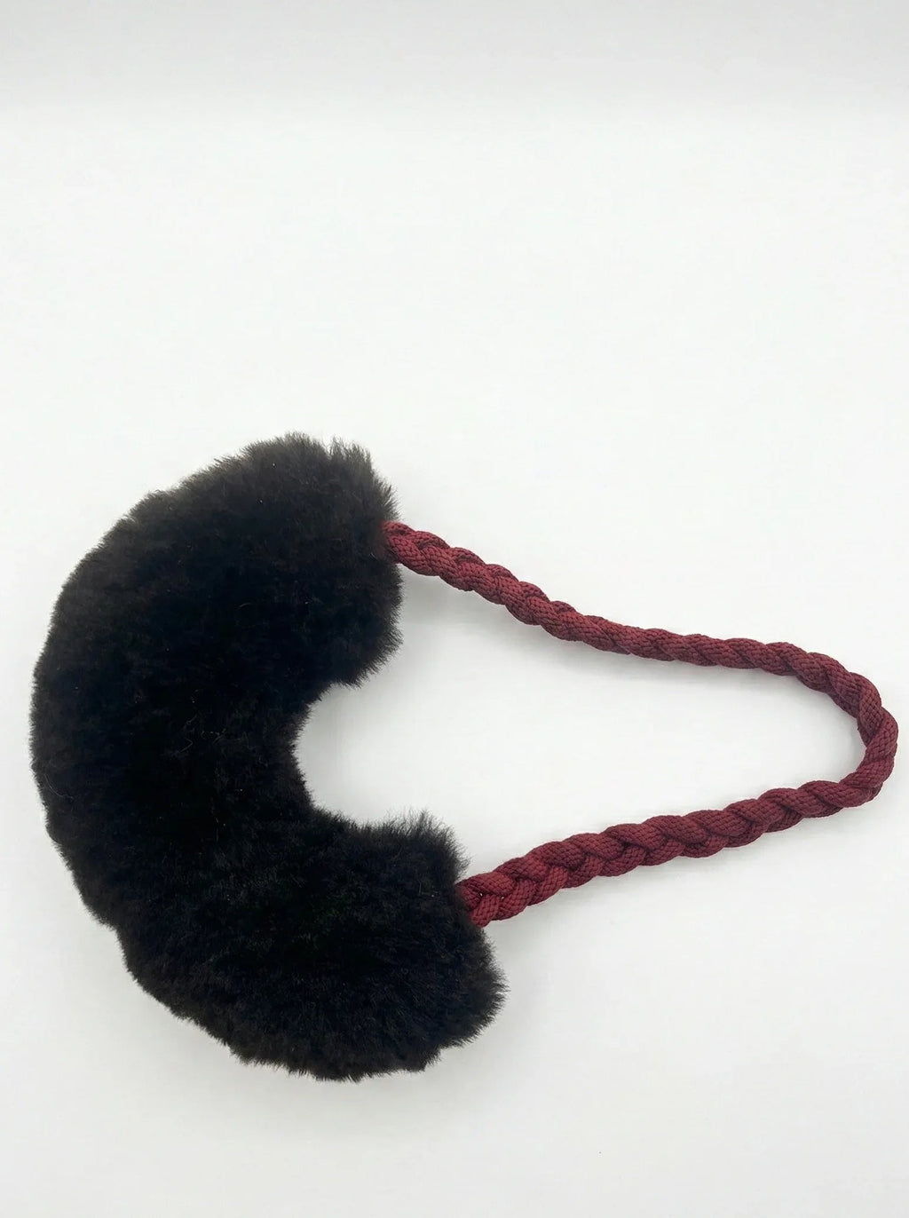 Wool Loop Tug Toy - Black
