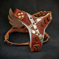 The "Hermes" leather harness - Large and Giant Breeds para perros - imagen 1