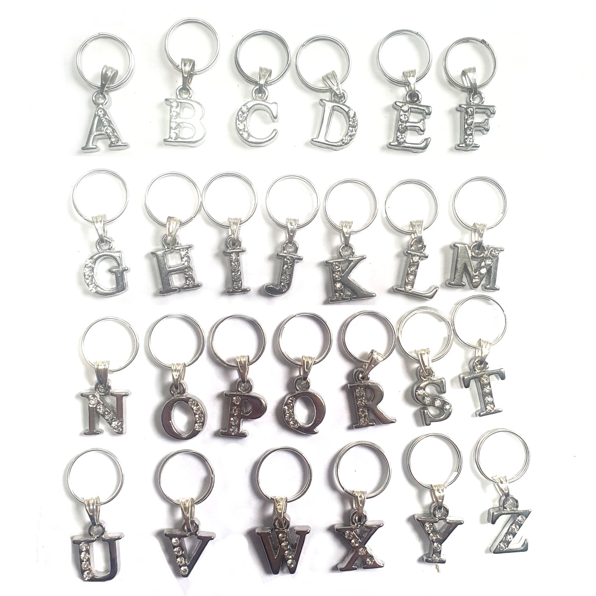 Small A-Z Letter Pet Cat Collar Charms-3