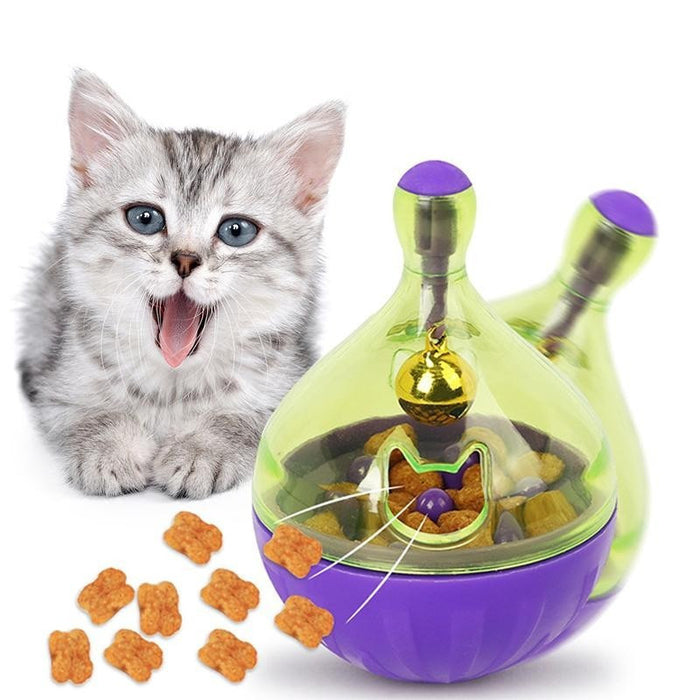 Pelota dispensadora de snacks para gatos