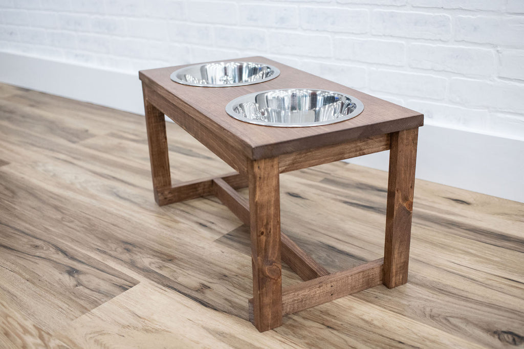 Elevated cane Bowl Stand, Raised animale Feeder