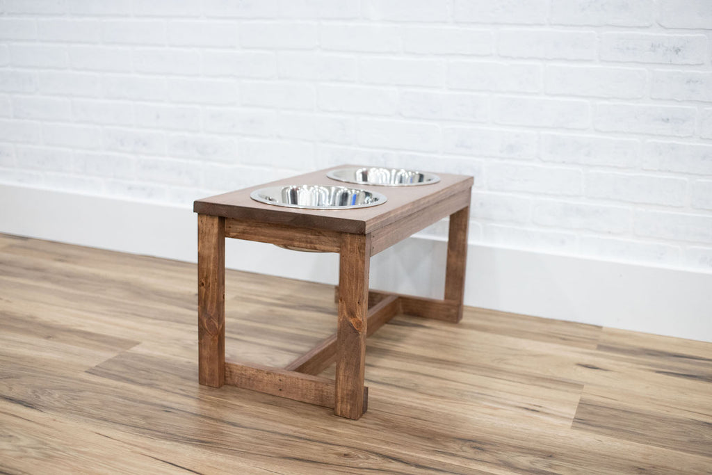 Elevated cane Bowl Stand, Raised animale Feeder