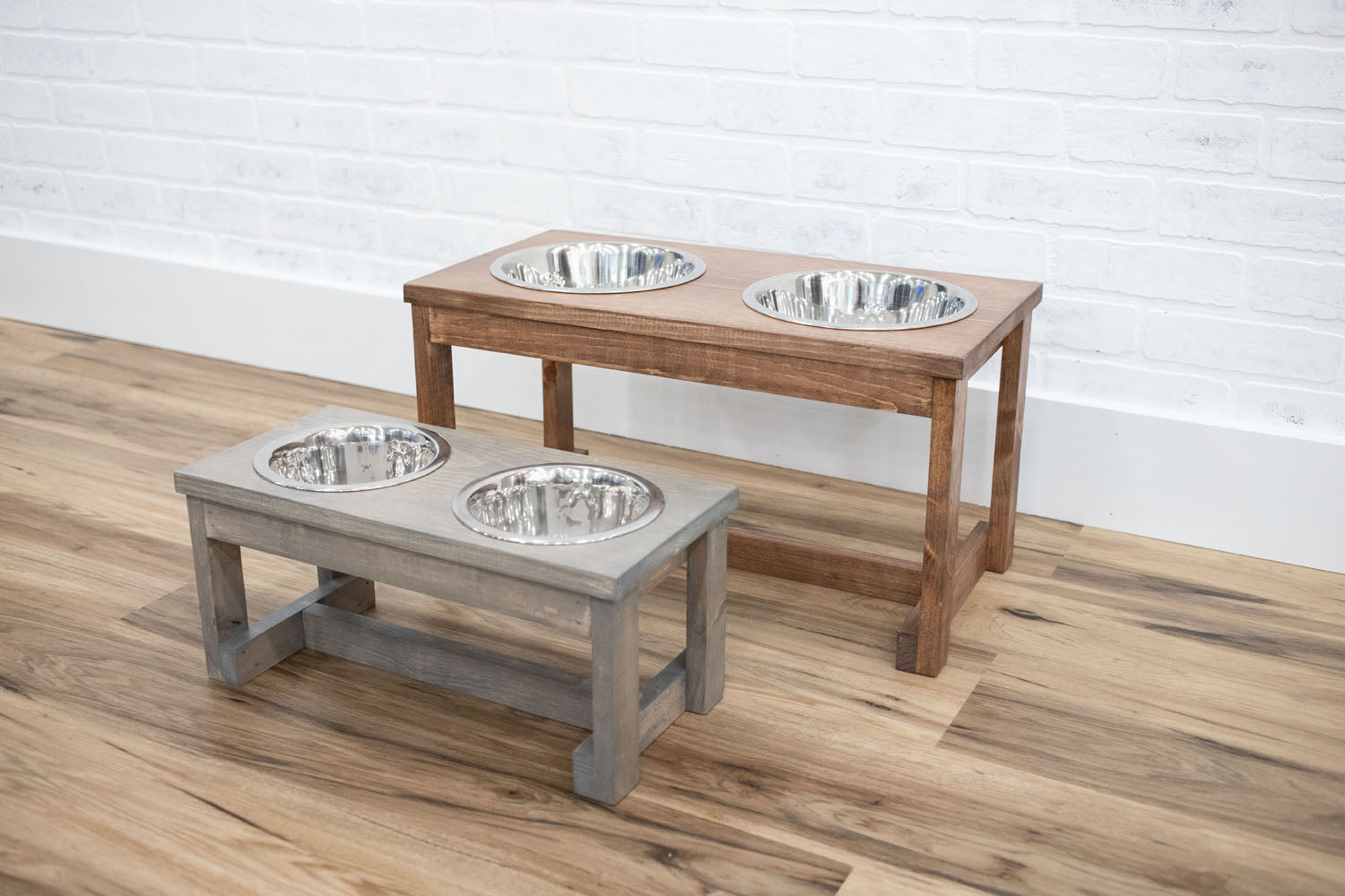Elevated cane Bowl Stand, Raised animale Feeder