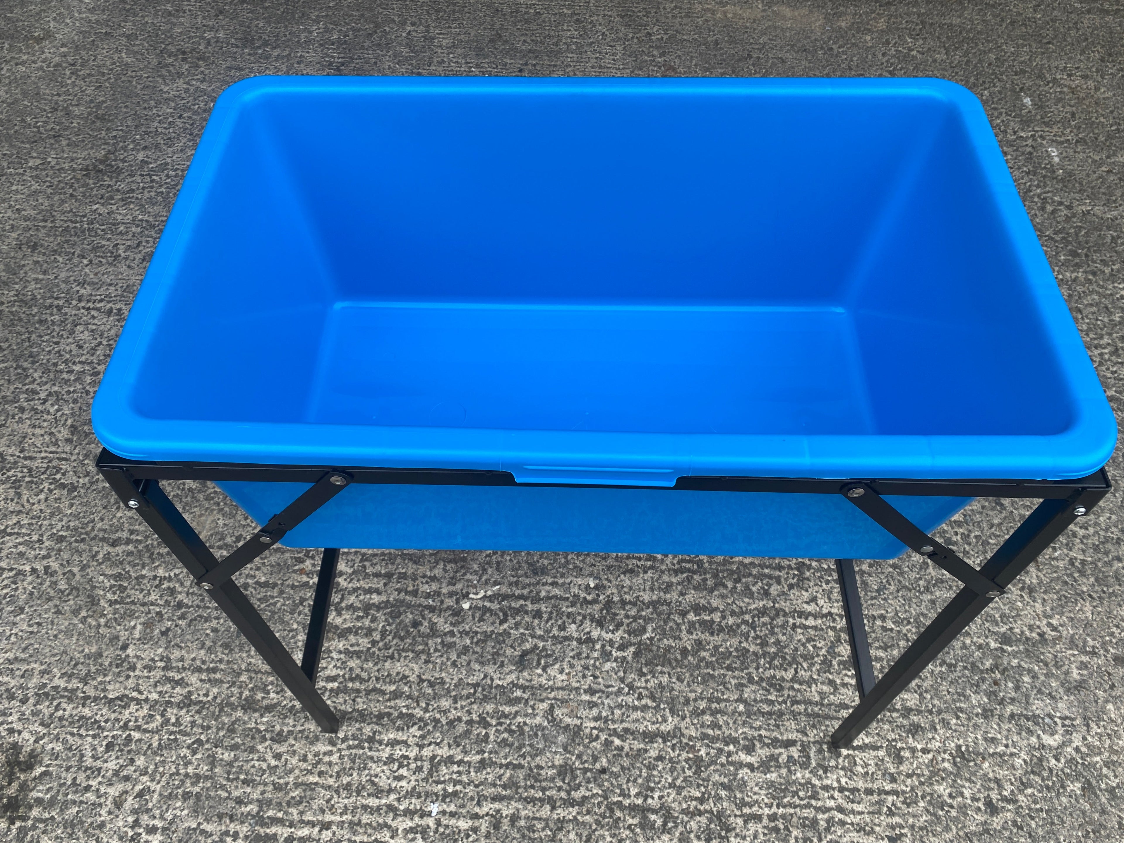 Accesorio de higiene ajustable plegable de metal azul para perros - imagen 5