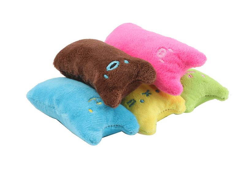 Interactive Catnip Infused Plush Toy Pillow